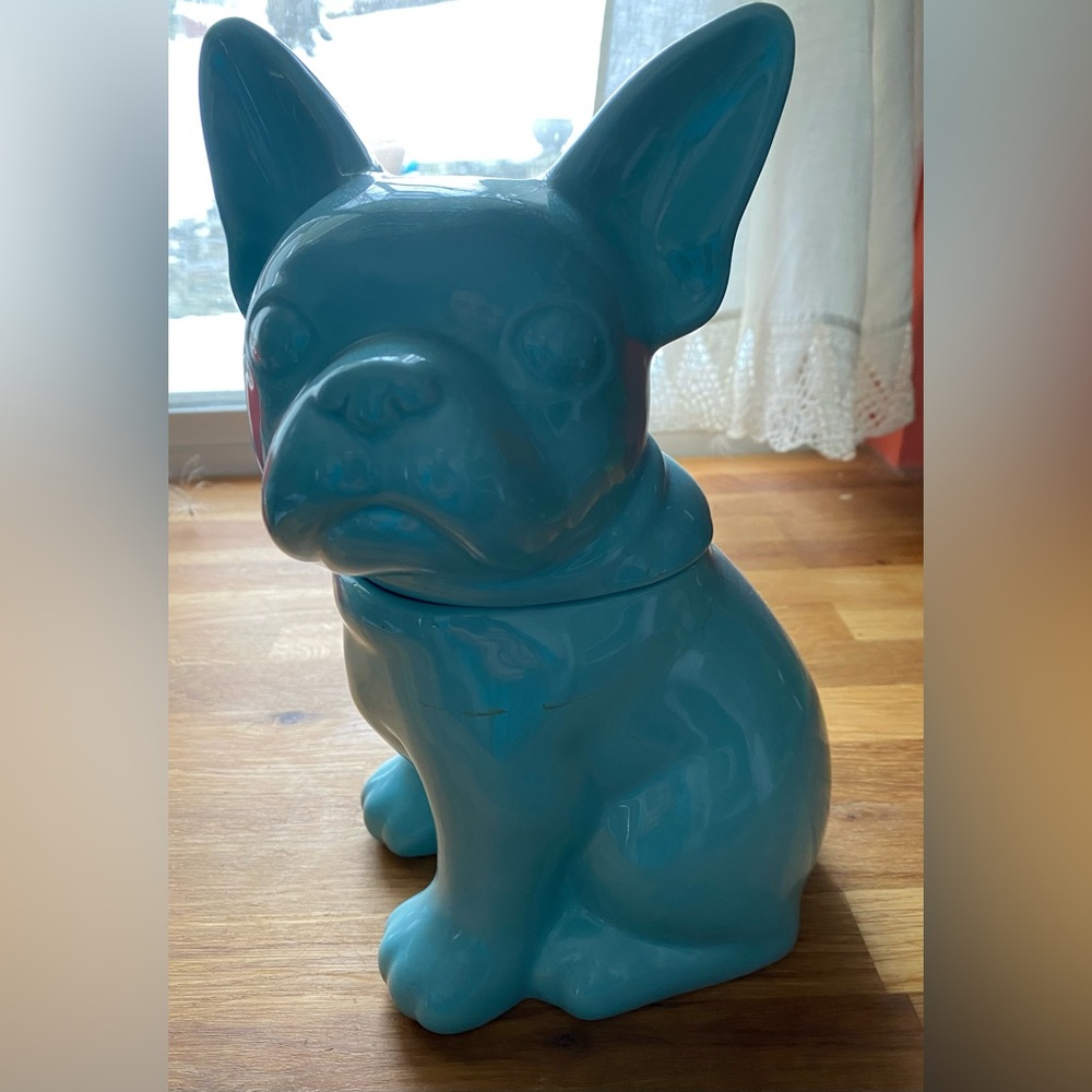 Bulldog cookie jar, no flaws, never used.